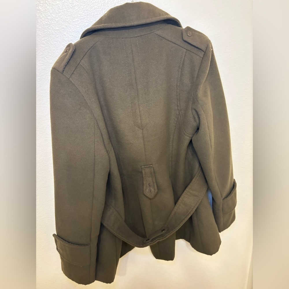 Jessica Simpson Olive Pea Coat - Picture 6 of 6